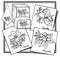 Aunt Martha's Daylily Peony Magnolia 3866 embroidery iron on pattern